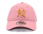 Kšiltovka New Era - MLB Essential 9TWENTY - NY Yankees - Pink / Ochre