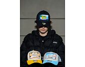 Kšiltovka New Era - License Plate 9FORTY Trucker - Stone / Grilled Yellow