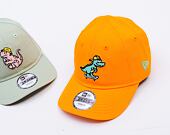 Dětská Kšiltovka New Era - Dinosaur 9FORTY - Papaya Orange / Teal