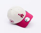 Kšiltovka New Era - MLB World Series Patch 9FORTY - LA Dodgers - Cream / Burgundy