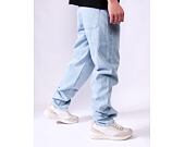 Kalhoty Karl Kani - Og Baggy Five Pocket Flames Denim - bleached blue