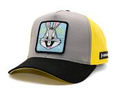 Kšiltovka Capslab - Trucker Looney Tunes - Bugs Bunny - Yellow / Grey