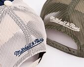 Kšiltovka Mitchell & Ness - Baseball Trucker - Navy/Sand