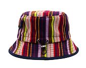 Klobouk Kangol - Multi Color Stripe Bucket - Preppy Multi