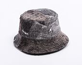 Klobouk Kangol - Denim Mashup Bucket - Black Trompe L'Oeil