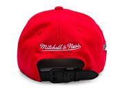 Kšiltovka Mitchell & Ness - Chicago Bulls - Kicking Wool Pro Strapback - Red