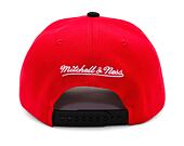 Kšiltovka Mitchell & Ness - Chicago Bulls - Underarch Pro Snapback - Red