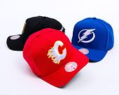Kšiltovka Mitchell & Ness - Calgary Flames - Team Ground 2.0 Pro Snapback - Red
