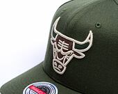 Kšiltovka Mitchell & Ness - Chicago Bulls - Fashion Classic Red - Olive