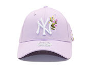 Dámská Kšiltovka New Era - MLB Floral Icon 9FORTY - NY Yankees - Lila