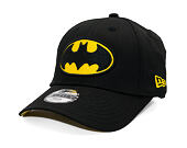 Dětská Kšiltovka New Era - WARNER BROS DC Print 9FORTY - Batman - Black