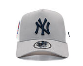 Kšiltovka New Era - MLB Side Patch 9FORTY Trucker - NY Yankees - Grey