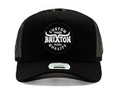 Kšiltovka Brixton - Gibson C Np Mp Trucker Hat - Black/Black