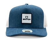 Kšiltovka Brixton - Alpha Block X C Mp Mesh Cap - Denim/White