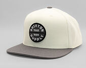 Kšiltovka Brixton - Oath Iii Snapback - Charcoal/Off White