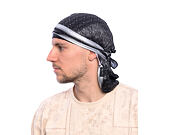 Šátek Karl Kani - Kani Monogram Aop Durag - Black / Grey