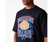 Triko New Era - MLB World Series Oversized Tee - LA Dodgers - Navy