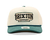 Kšiltovka Brixton - Pierson C Np Mp Snpk - Night Sage/Off White Corduroy