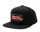 Kšiltovka Brixton - Lightning Mp Snpk - Black