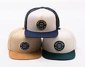 Kšiltovka Brixton - Oath Iii Snapback - Sand/Light Brown Corduroy