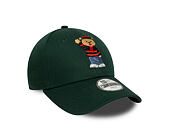 Dětská Kšiltovka New Era - Bear Kids 9FORTY - AC Milan - Dark Green