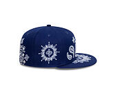Kšiltovka New Era - MLB Paisley Bandana 59FIFTY - LA Dodgers - Dark Royal