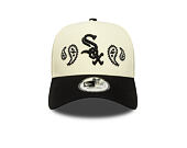 Kšiltovka New Era - MLB Paisley Bandana 9FORTY A-Frame - Chicago White Sox - Cream / Black