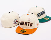 Kšiltovka New Era - MLB 1984 ASG Pin Pre-Curved 59FIFTY - SF Giants - Cream / Brown
