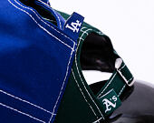 Kšiltovka New Era - MLB Contrast Stitch 9TWENTY - Oakland Athletics - Dark Green / White