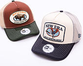 Kšiltovka New Era - Animal Oval Patch 9FORTY Trucker - Navy / Cream