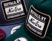 Kšiltovka New Era - Buffalo Distressed Patch 9FORTY A-Frame - Dark Green