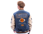 Bunda New Era - NBA Patch Varsity Jacket - LA Lakers - Muted Indigo