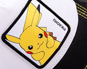 Kšiltovka Capslab - Pokémon Trucker - Pikachu - Black / White