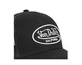 Kšiltovka Von Dutch - Trucker - Cali Brushed Patch - Black