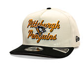 Kšiltovka New Era - NHL Chainstitch 9FIFTY A-Frame - Pittsburgh Penguins - Chrome White