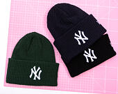 Kulich New Era - MLB Wide Cuff Beanie - NY Yankees - Dark Green