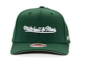Kšiltovka Mitchell & Ness - Branded Script Stretch  - Dark Green