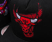 Kšiltovka Mitchell & Ness - NBA Tilted Pro Snapback - Chicago Bulls - Black