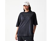 Triko New Era - Branded Washed Oversized Tee - Black