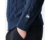 Svetr New Era - MLB Cable Knit Crew - NY Yankees - Navy