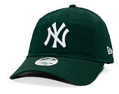 Dámská Kšiltovka New Era - MLB Essential 9TWENTY - NY Yankees - Dark Green / White