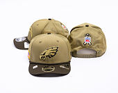 Kšiltovka New Era - NFL25 "Salute to Service" - 9SEVENTY Stretch-Snap - Philadelphia Eagles