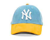 Dětská Kšiltovka New Era - MLB Kids Cord 9FORTY - NY Yankees - Blue Foam / Yellow