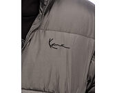 Péřová bunda Karl Kani - Small Signature Embossed Logo Puffer Jacket - Grey