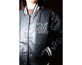 Bunda Karl Kani - Kani Western Pu Leather College Jacket - Black