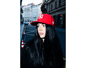 Kšiltovka New Era - MLB Basic 59FIFTY - NY Yankees - Scarlet / White