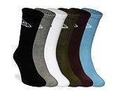 Ponožky New Era - Flag Crew Socks 6pk - Multi Color