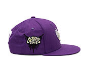 Kšiltovka Reflection Luxury Shine Loud Snapback - Grape Purple / White