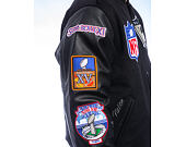 Bunda Mitchell & Ness - NFL Blackout Collection Varsity Jacket Oakland Raiders - Black