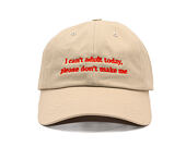 Kšiltovka 8by8 - Dadcap - "I can't adult today" - Tan/Orange